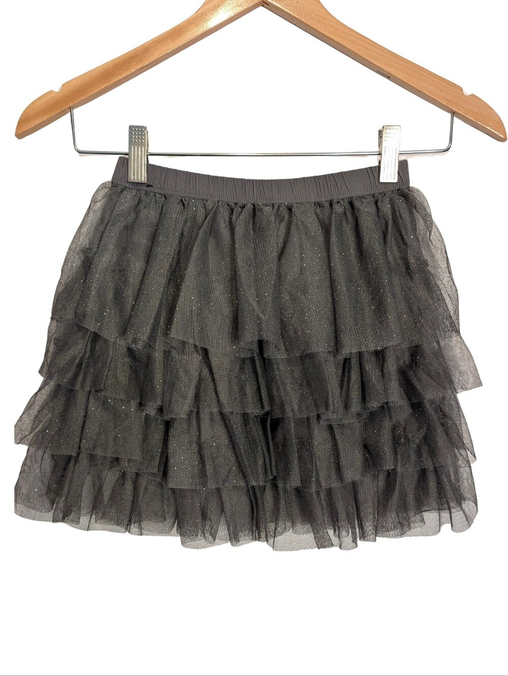 Tiered Sparkly Tulle Skirt -Kids Medium